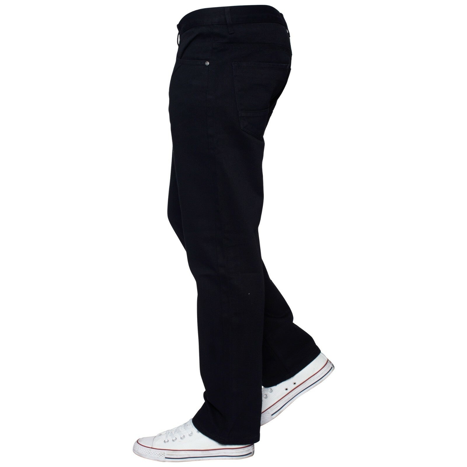 Mens Regular Fit Jeans Straight Leg Denim Trouser Pants Big Tall All Waist Sizes