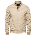 Marken-Print Baseballjacke Herren Lässiger Stehkragen Bomber Herrenjacken Herbst Hochwertige Slim Fit Jacken Für Herren