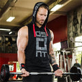 Baumwolle Tanktops Hoodie Fitness Herren Bodybuilding Workout T-Shirt Mode Muskel Herren Activewear