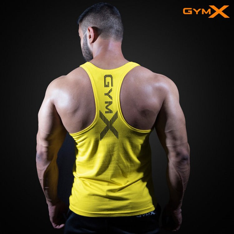 Herren-Fitnessweste, eng anliegendes Muskel-Trainings-Shirt, schnelltrocknendes Top, Fitnessanzug, Muskeltraining, ärmellos