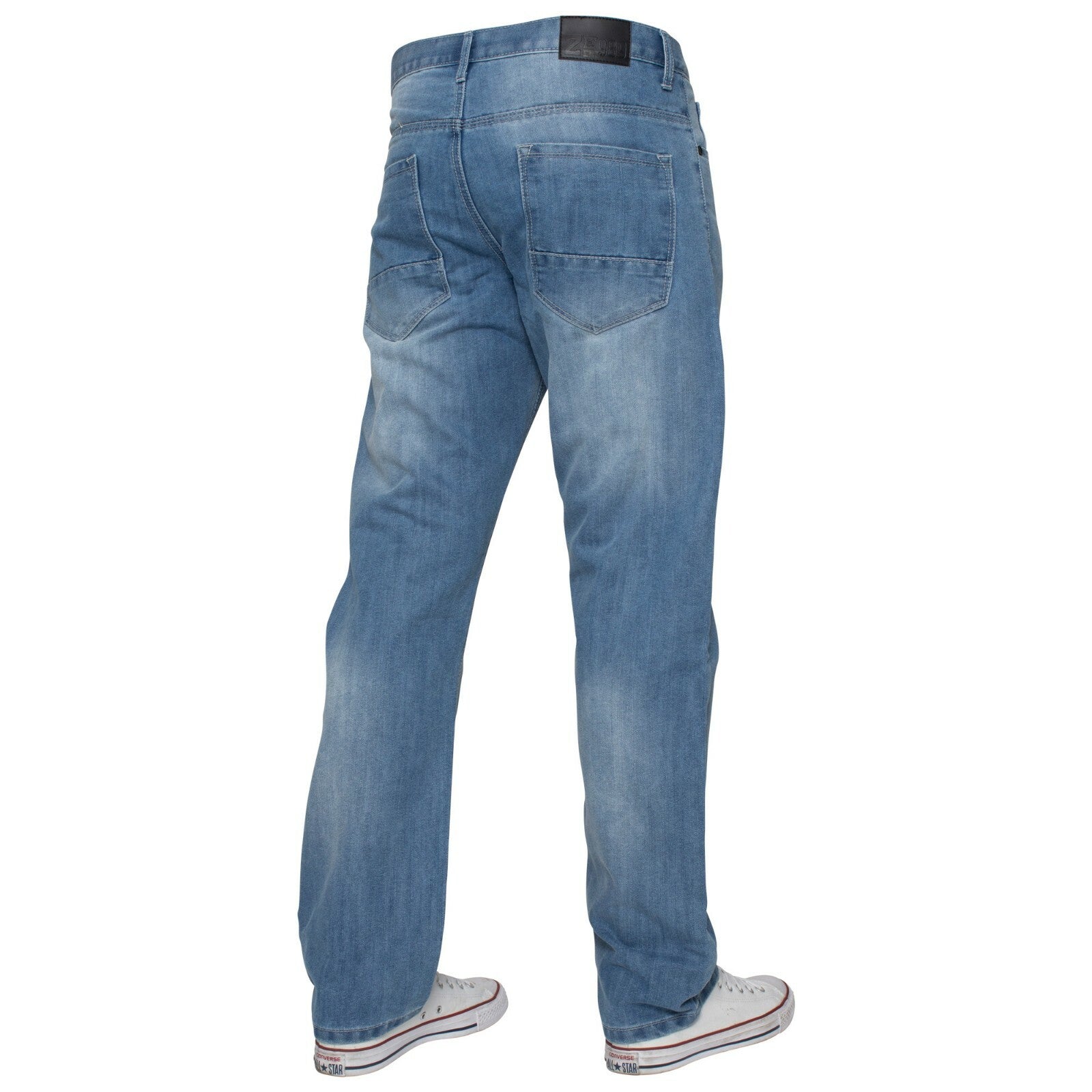 Mens Regular Fit Jeans Straight Leg Denim Trouser Pants Big Tall All Waist Sizes