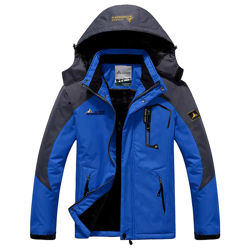 Winter Ski Suit for Men Waterproof Keep Warm Snow Fleece Jacket Pants Windproof Outdoor Mountain Snowboard Wear Set Ski Outfit