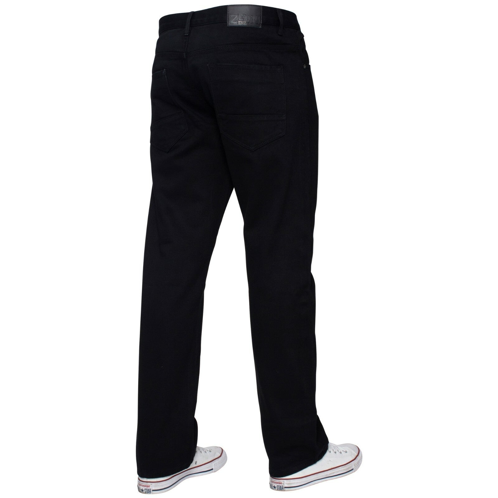 Mens Regular Fit Jeans Straight Leg Denim Trouser Pants Big Tall All Waist Sizes